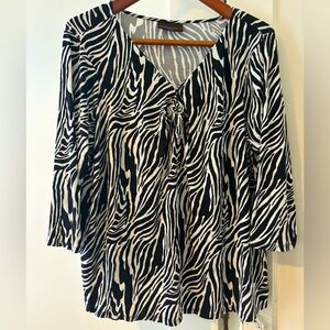 Women’s Zebra Stripe Top